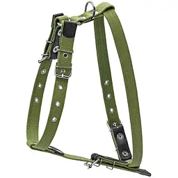 Шлея для великих собак Collar №3, брезент, 72-94х93-105х3,5 см, зелений (647)
