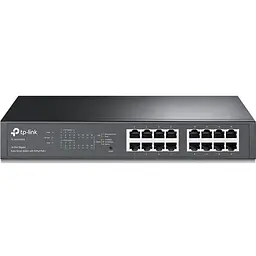 Комутатор TL-SG1016PE 16xGE (8xPoE), 124.4 Вт, WebSmart TP-Link teh0018126