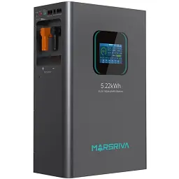 Акумуляторна батарея Marsriva LiFePO4, 51.2V/102Ah, 5.22KWH, настінний (MR-LFP48-100-WMD) - мініатюра 2