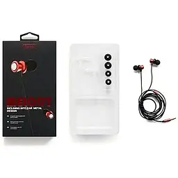 Дротові навушники Recci REW-A01 Melody 3.5 mm 1.2 m Red - мініатюра 2
