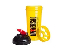 Шейкер Universal Nutrition Shaker 700 мл, Yelow/Black/Red - мініатюра 2