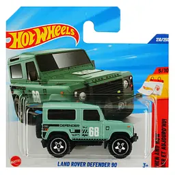 Базова машинка Hot Wheels Then and Now Land Rover Defender 90 зелена (5785) JBC16-N521    