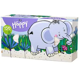 Носовички двошарові Bella Baby Happy, в асортименті, 150 шт. - мініатюра 2