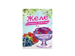 Желе ЕКО 81г Лісова ягода Ф25