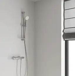 Душовий гарнітур Grohe New Tempesta 100 зі штангою 2 режими струменя і мильницею 30412 - мініатюра 8