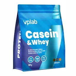 Сироватковий Протеїн і Міцелярний Казеїн Casein & Whey - 500г Шоколад
