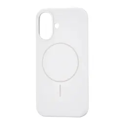Чохол Silicone Case Full Cover with MagSafe iPhone 16 White