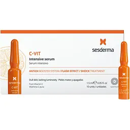 Інтенсивна сироватка Sesderma C-Vit Intensive Serum для тьмяної шкіри 1.5 мл x 10 шт.