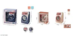 Пральна машина YH129-3C/3S на батарейках, світло, звук, в коробці (6982005400297) МІКС