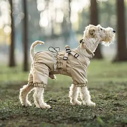 Зимова куртка для собак V.PET.B.R. Dog Apparel C837 Khaki, L - мініатюра 3
