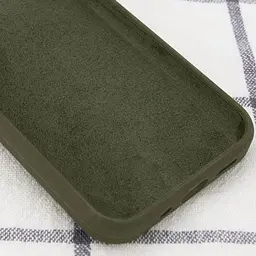 Чохол Silk Full Protective (AA) NO LOGO для Apple iPhone SE (2020) / 7 / 8 (4.7") Зелений / Dark Olive - мініатюра 2