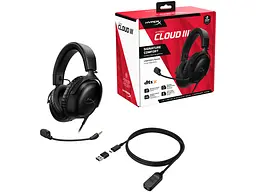 Навушники з мікрофоном HyperX Cloud III Black (727A8AA) - мініатюра 8