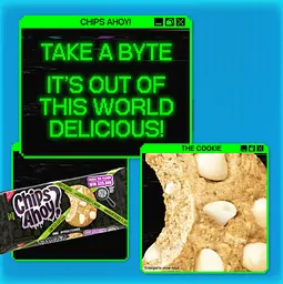 Печиво Chips Ahoy! Chewy Mystery Glitch Cookies 271г - мініатюра 6