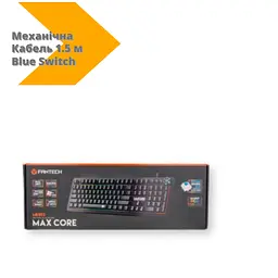 Клавіатура дротова Fantech Max Core MK852 Blue Switch кабель 1.5 м підсвічування чорний (ЦУ-00033220_1607) - мініатюра 2