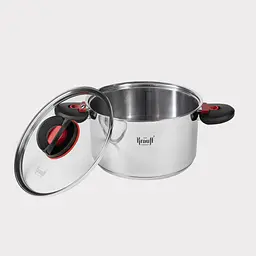 Каструля Prime Chef Krauff 4,7 л зі скляною кришкою, Ø22 см + ПОДАРУНКИ: лопатка, ополоник та картоплем’ялка - мініатюра 4