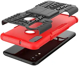 Чохол-накладка TOTO Dazzle Kickstand 2 in 1 Case Samsung Galaxy A10s Red - мініатюра 6