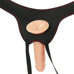 Страпон LoveToy Easy Set As Pic 19 см тілесний - мініатюра 13