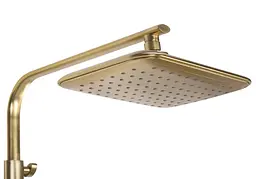 Душова система Rea Tom brushed gold з термостатом REA-P5004, Золотий - мініатюра 2