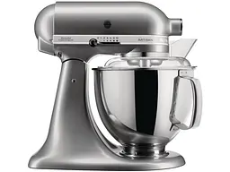 Кухонна машина KitchenAid Artisan 5KSM175PSECU з відкидним блоком 4.8 л срібляста