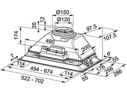 Витяжка Franke Inca Smart FBI 705 BK (305.0689.925) - мініатюра 3