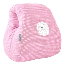 Подушка для годування Papaella Mini Горошок, 28х30 см, рожевий (8-31999) - мініатюра 6
