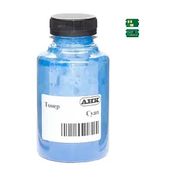 Тонер Kyocera Ecosys PA2600/MA6100, TK-5450 90г 3.2K Cyan chip АНК (50000617)