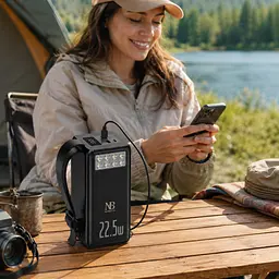 PowerBank Neobatta N-316 60000 mAh 22.5W з LED підсвічуванням / Портативний зарядний пристрій 60000 mAh - мініатюра 2