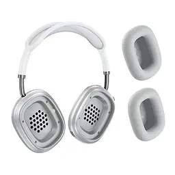 Бездротові накладні навушники Hoco W65, BT5.4, AUX, 400mAh, 45h, silver - мініатюра 3