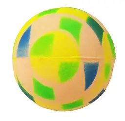 Іграшка для собак м'яч з візерунками Happet, різнобарвний, 5.7 см, (Z742)