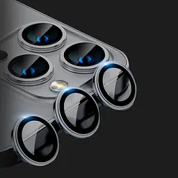 Захисне скло на камеру iLera FocusPro Lens для Apple iPhone 15 Pro/15 Pro Max Black Titanium (iLFPGR10) [95072] - мініатюра 4