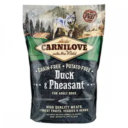 Сухий корм Carnilove Adult Duck & Pheasant 1.5 кг з качкою та фазаном для дорослих собак усіх порід - мініатюра 3