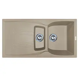 Кухонна мийка Adamant NEW LINE PLUS сахара 975x495x235 мм, з крилом 97,5 см - мініатюра 1