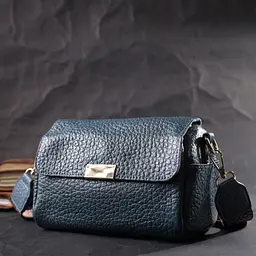 Відмінна шкіряна сумка з оригінальною плечовою лямкою Vintage 20,5х13х9,5 см sum0029036 - мініатюра 11