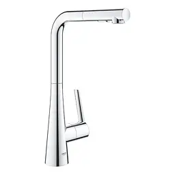 Змішувач для кухні з висувним виливом Grohe Zedra 32553002, Хром