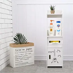 Полиця стелаж пластикова у ванну Етажерка стійка до вологи PK-02 (80cmx15cmx15cm)