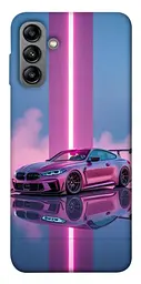 TPU чохол Demsky Pink neon car для Samsung Galaxy A04s