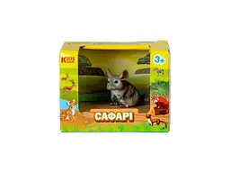 Фігурка KIDS TEAM ANIMALS тварини "Сафарі" Q9899-A89 Шиншила