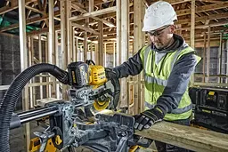 Пила торцювальна акумуляторна DeWalt з АКБ та ЗП DCS727T2 - мініатюра 4