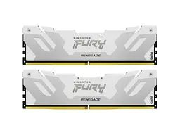 Пам'ять для настільних комп'ютерів Kingston FURY 48 GB (2x24GB) DDR5 8000 MHz Renegade Silver/White (KF580C38RWK2-48) - мініатюра 2