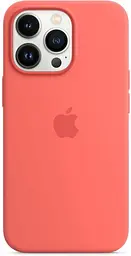 Чохол Silicone Case з MagSafe для Apple iPhone 13 Pro (6.1) Pink Pomelo ААА [72328] - мініатюра 2