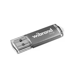 USB флеш накопичувач Wibrand 64GB Cougar Silver USB 2.0 (WI2.0/CU64P1S)