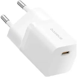 Мережевий зарядний пристрій Baseus GaN5 Mini Fast Charger USB-C 25W White (P10110909213-00) [139987] - мініатюра 2