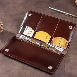Чоловічий шкіряний гаманець SHVIGEL 19х9,5х1 см acs0016051 - мініатюра 10