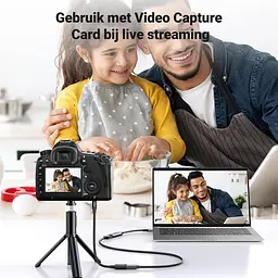 Кабель Ugreen Micro HDMI to HDMI 2.0, 25 см, 4K 60Hz, чорний, з нейлоновою оплеткою, (15842) - мініатюра 6