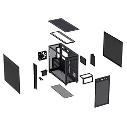Корпус Asus Prime AP303 Mesh Black (90DC00V0-B39000) - мініатюра 3