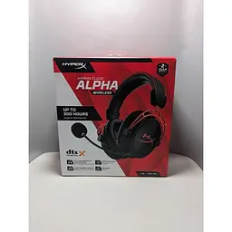 Гарнітура ігрова безпроводова HyperX Cloud Alpha Wireless - повнорозмірні чорні навушники - мініатюра 8