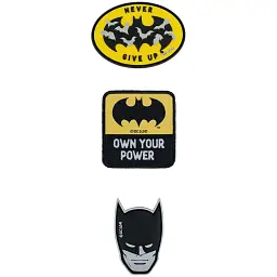 Набір бейджів на липучці Kite DC Comics Batman DC24-3012-1 3 шт. - мініатюра 2