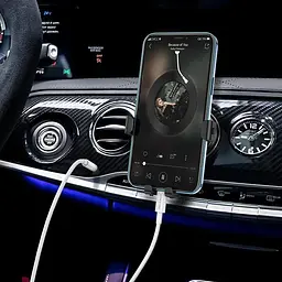 Кабель адаптер Borofone BL9 AUX to Lightning Digital Audio Conversion DAC 1 м білий - мініатюра 3