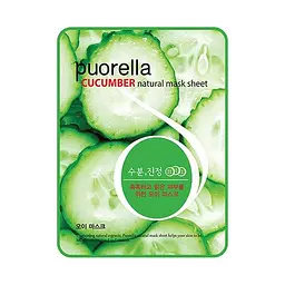 Тканинна маска з екстрактом огірка Puorella Cucumber Mask Sheet