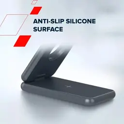 Зарядний пристрій Canyon Foldable wireless charger 15W 3in1 Metal (CNS-WCS309M) - мініатюра 10